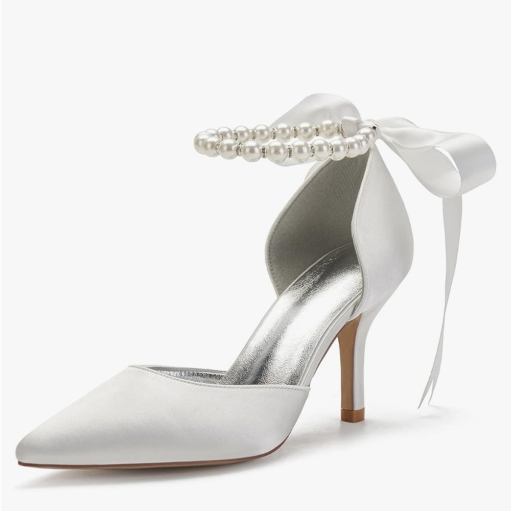 Pearl White Wedding Shoes
